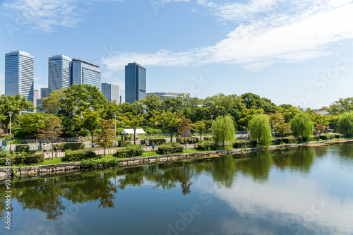 Fototapeta Naklejka Na Ścianę i Meble -  Osaka business district