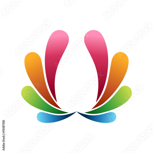 Abstract Colored Fun Water Wings