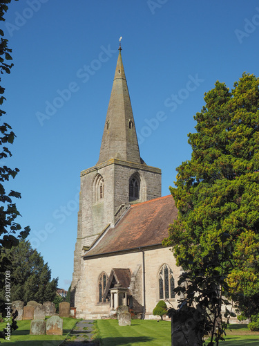 Canvas Print St Mary Magdalene church in Tanworth in Arden