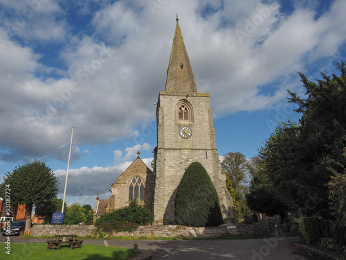 Canvas Print St Mary Magdalene church in Tanworth in Arden