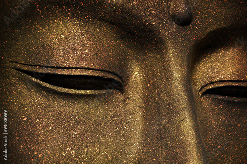 Fotografering The face of Buddha