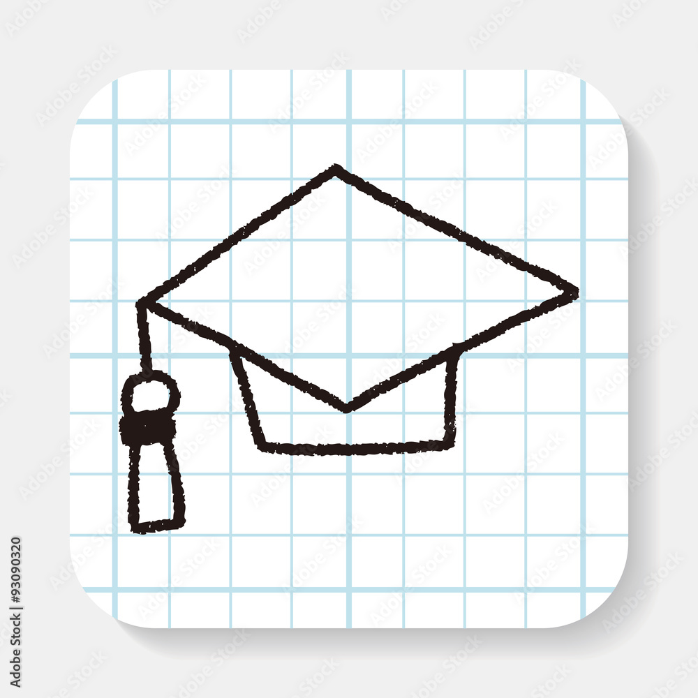 graduation hat doodle drawing graduation hat doodle drawing