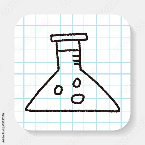 Experiments bottle doodle drawing