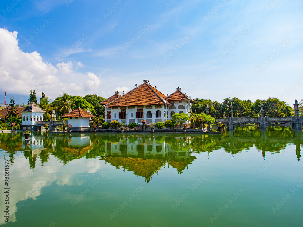 Architectural wonders at the Karangasem water temple in Bali