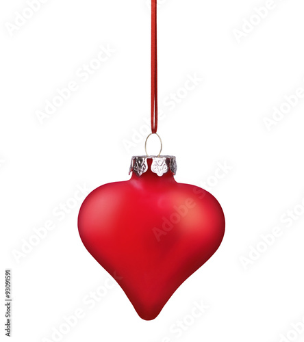 Rote Herzkugel