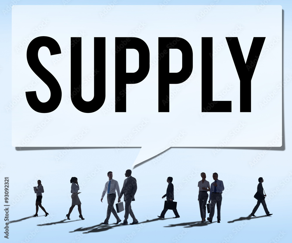 Supply Stock Marketing Logistic Distribution Business Concept