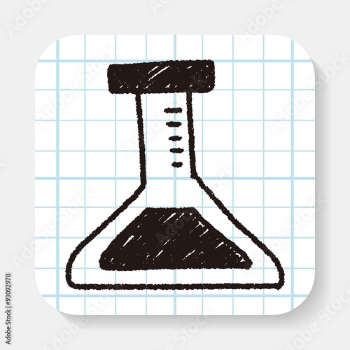 Experiments bottle doodle drawing