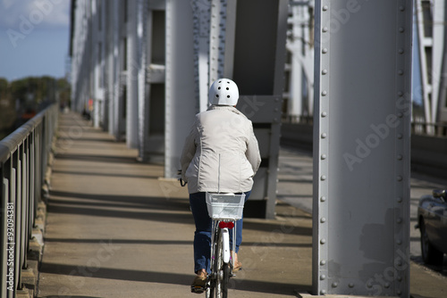 Woman on Bridge