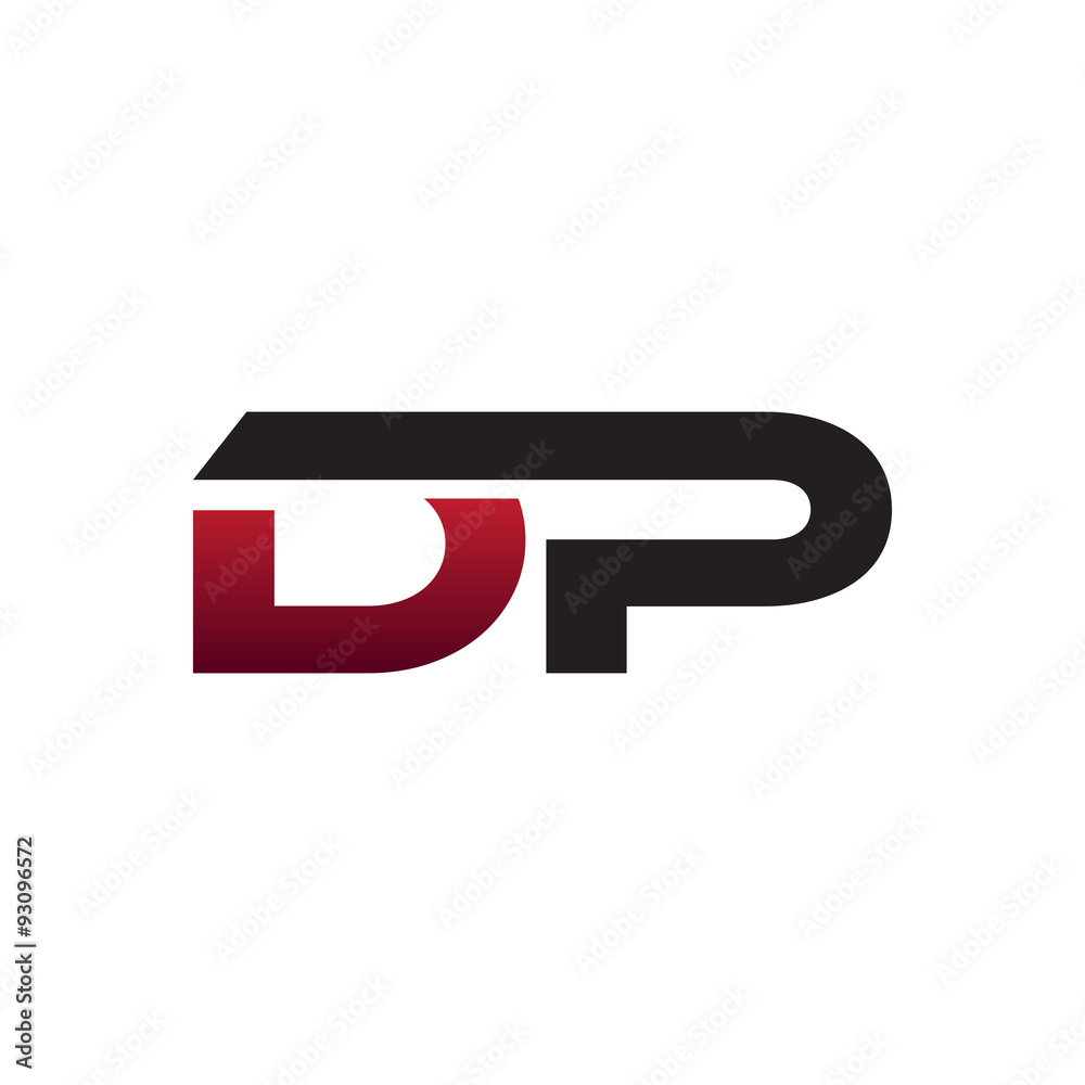 modern initial logo DP modern initial logo DP