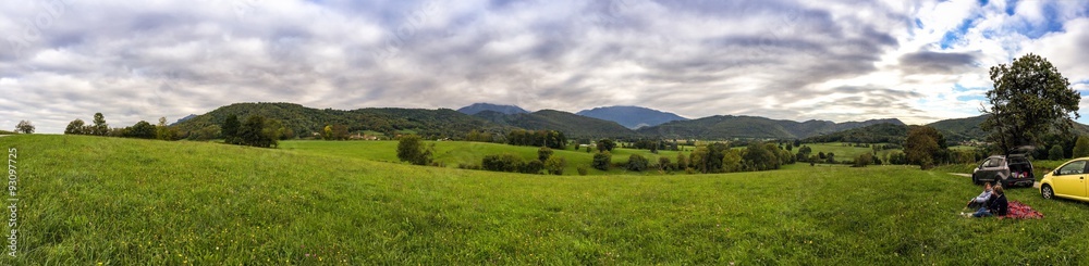 Panorama de la campagne