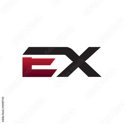 modern initial logo EX