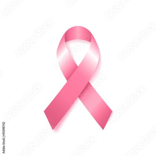 Canvas Print Breast cancer awareness pink ribbon