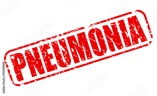 PNEUMONIA red stamp text