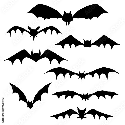 bat silhouettes