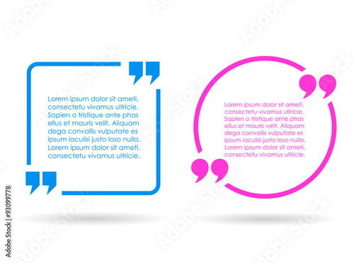 Text quote bubbles
