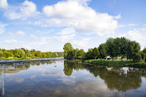 Paysage sur Saône