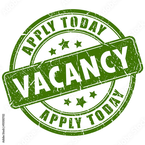 Vacancy stamp