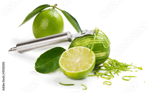 Making lime zest
