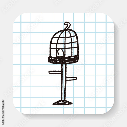 doodle birdcage
