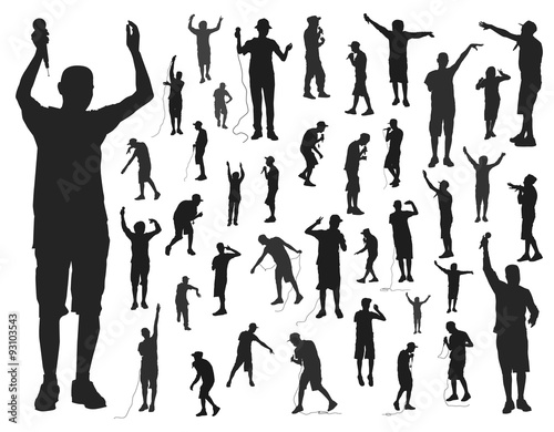 rappers silhouette