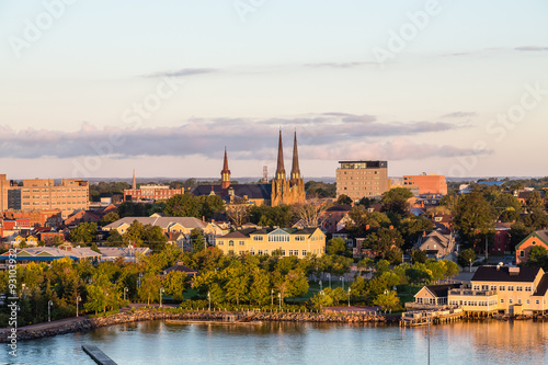 Charlottetown Churches at Dawn photo