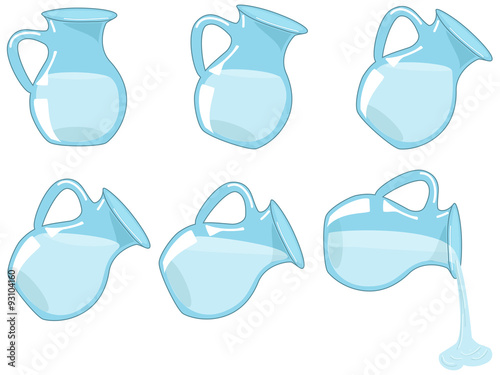 A Decanter Pouring Water