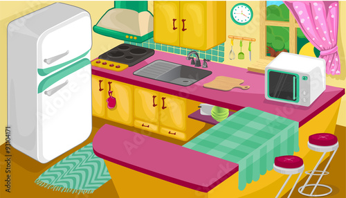 Cartoon Kitchen