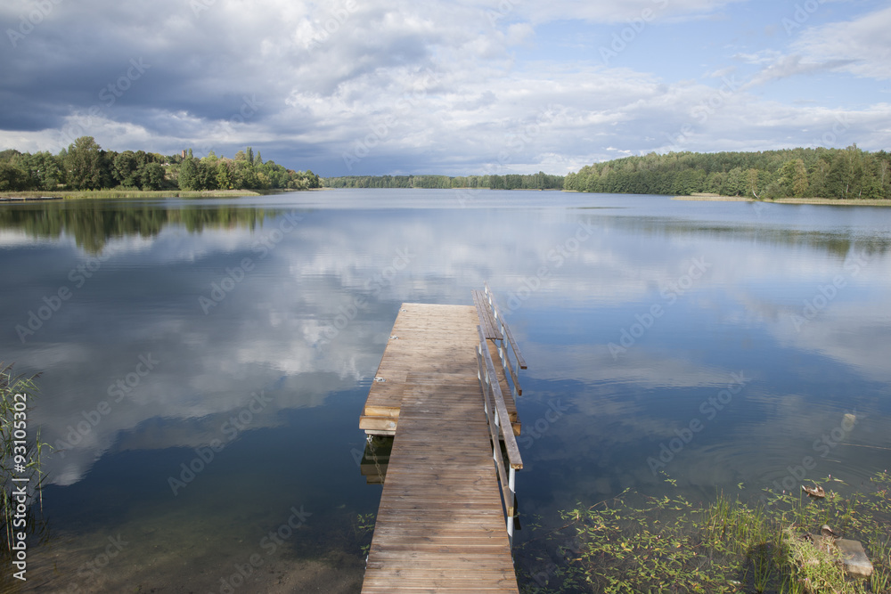 Fototapeta premium Lake Luka, Trakai, Vilnius