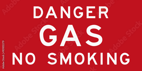 Danger Gas No Smoking In Australia