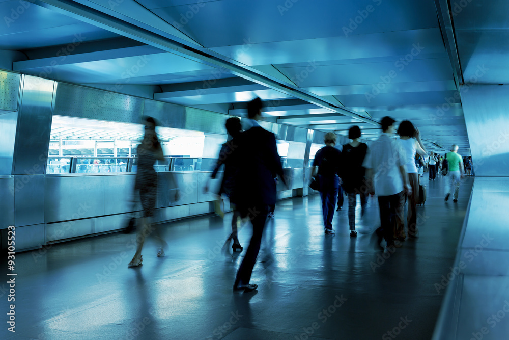 Business people commuting of hong kong