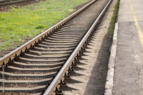 Railroad Track and Platform, Riga