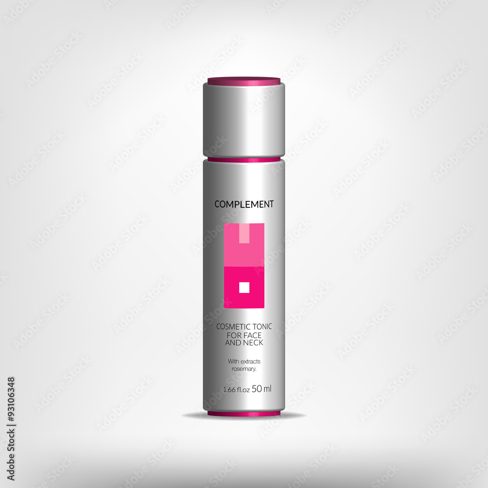 cosmetic packaging. Vector