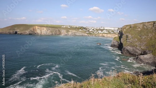 Mawgan Porth coast north Cornwall England near Newquay PAN photo