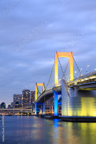Tokyo Rainbow bridge in Japan