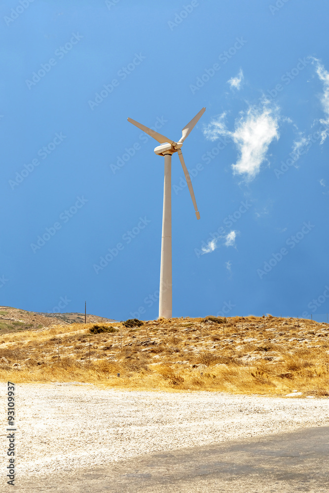 electricity , turbine wind power , greek island electricity , turbine wind power , greek island