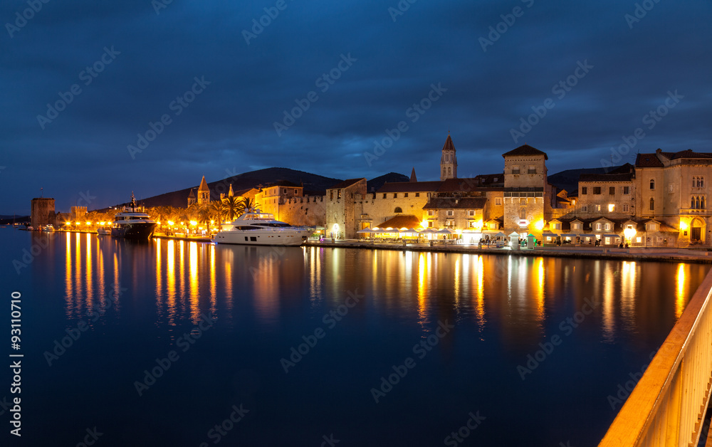 Old coastal town Trogir in Croatia