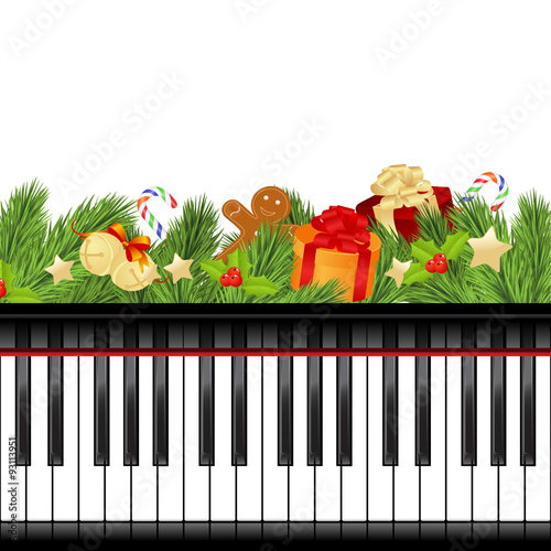 musical christmas template