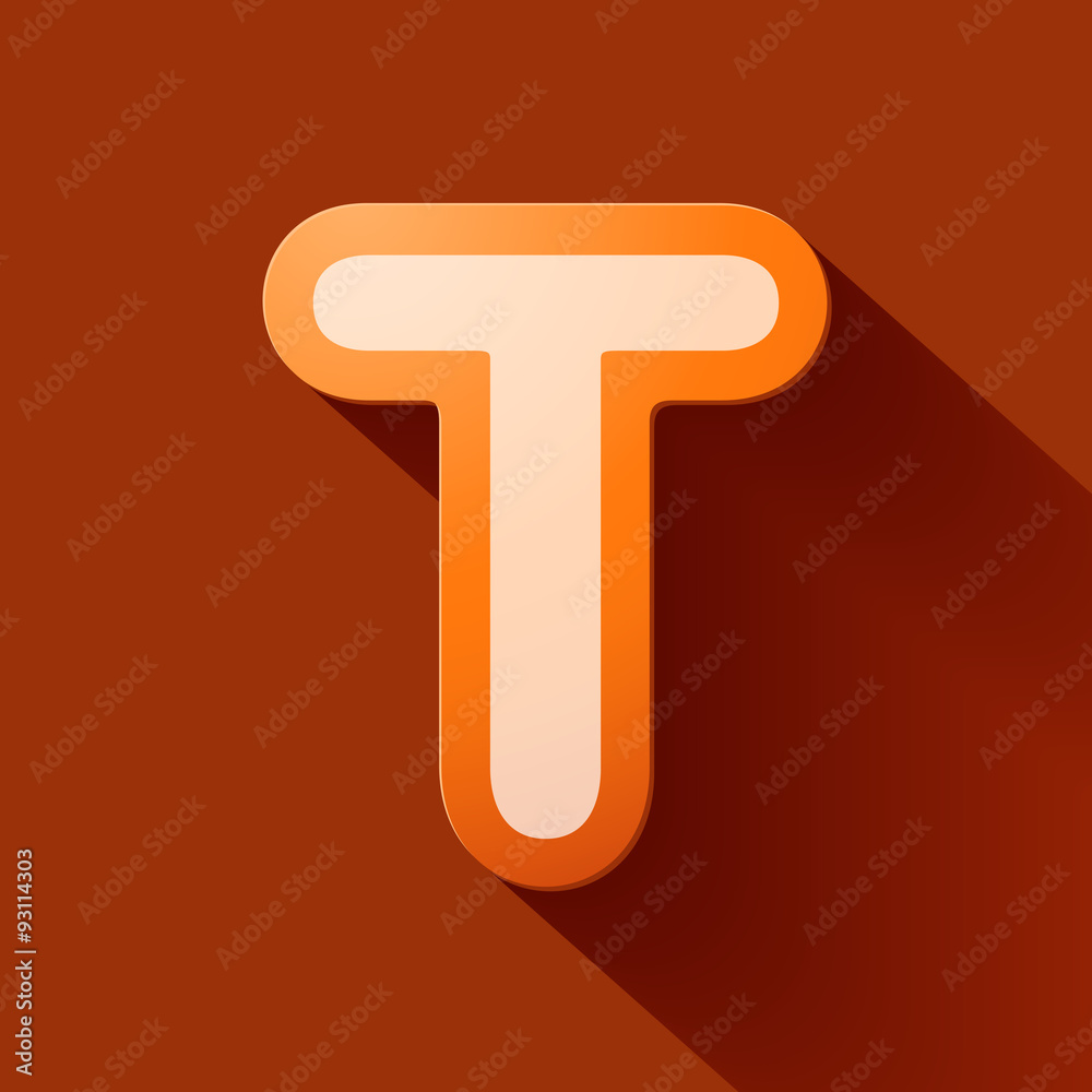 Volume icons alphabet: T Volume icons alphabet: T