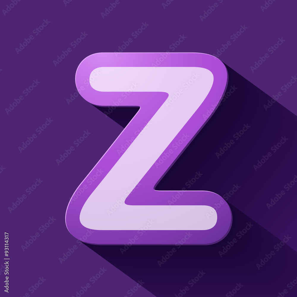 Volume icons alphabet: Z