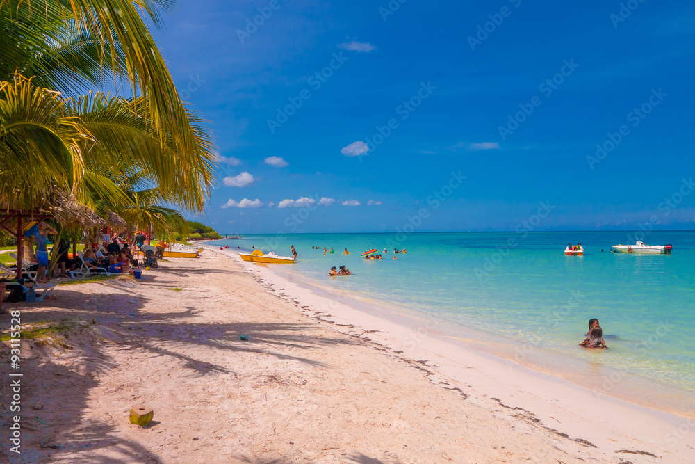 Cayo Jutias beach in the northern seaside of Cuba.