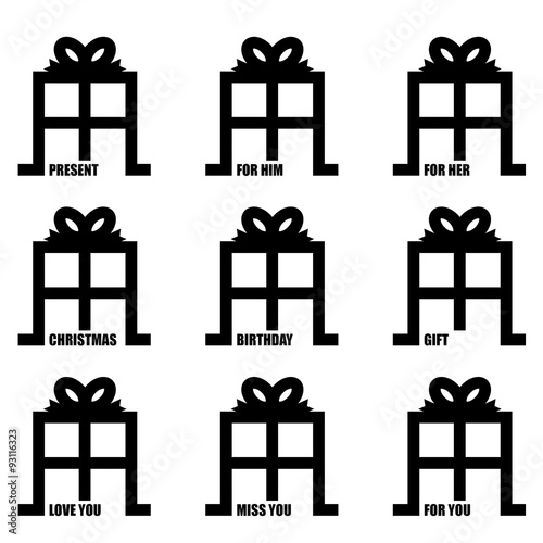 PRESENT ICON GIFT