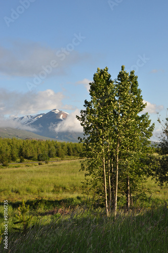 Berg bei Egilsstadir, Island