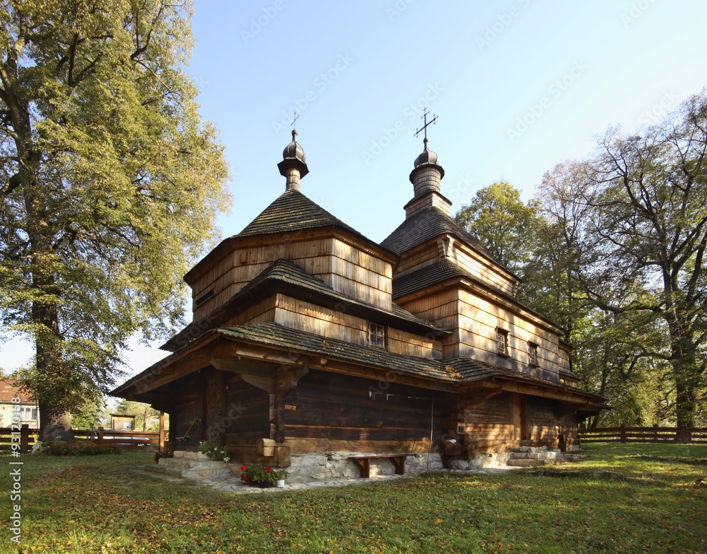 Greek Catholic church of Nativity of Most Holy Mother of God in Gorajec. Poland