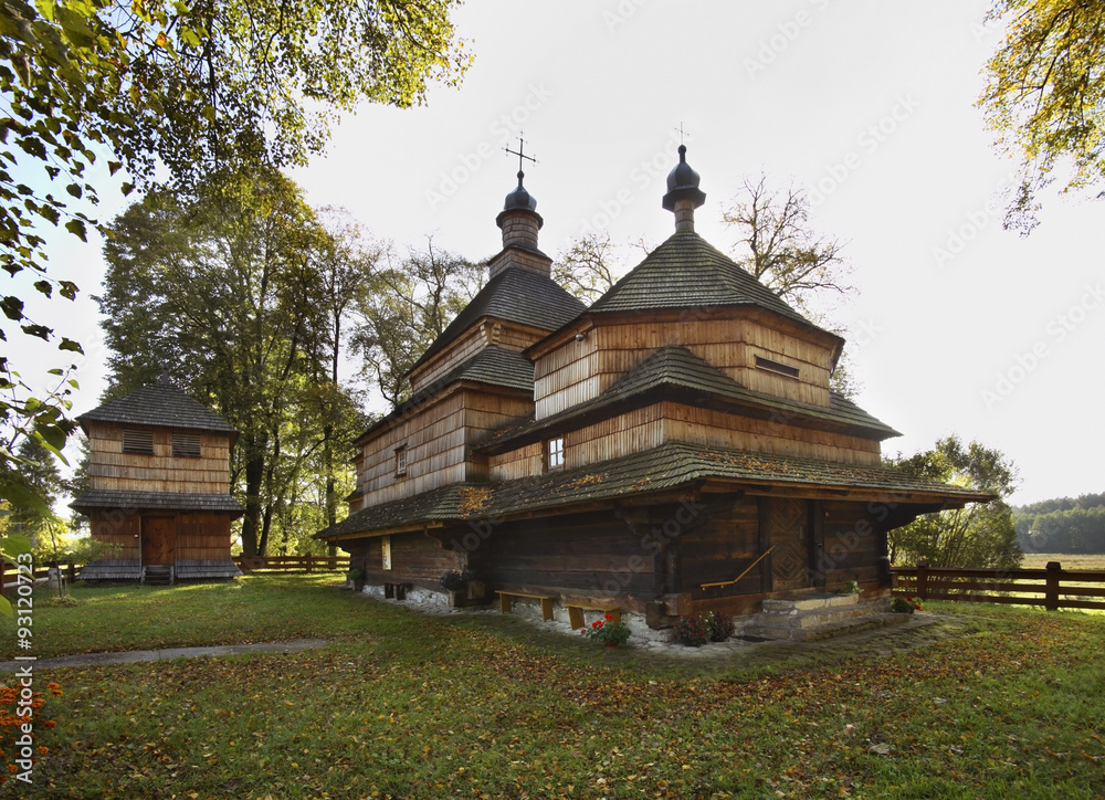 Greek Catholic church of Nativity of Most Holy Mother of God in Gorajec. Poland