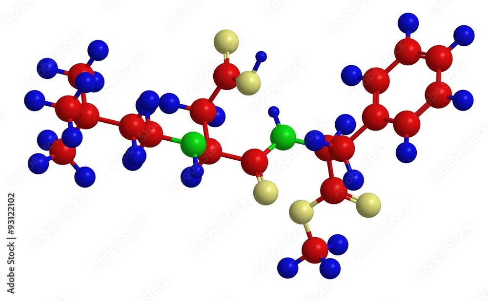 Molecular structure of neotame Molecular structure of neotame