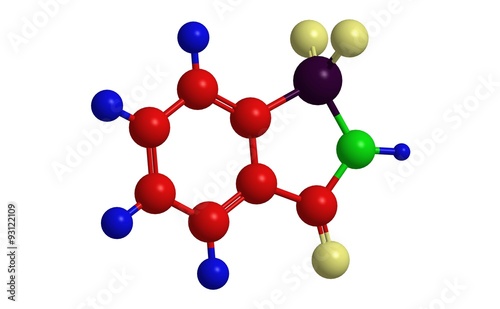 Molecular structure of saccharine