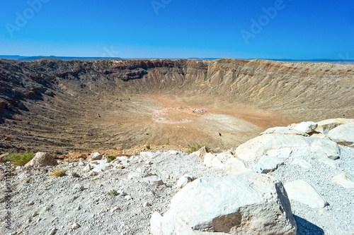 U.S.A. Arizona, Meteor City, the meteor crater near the Route 66