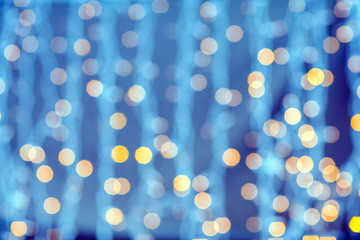 blurred golden lights background