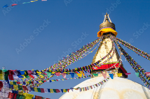 Stupa Swayambhunath in the Kathmandu, Nepal