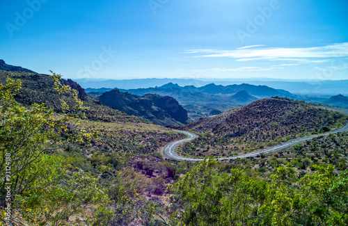 U.S.A. Arizona, landscapes from the Route 66 near Sitgreaves Pass